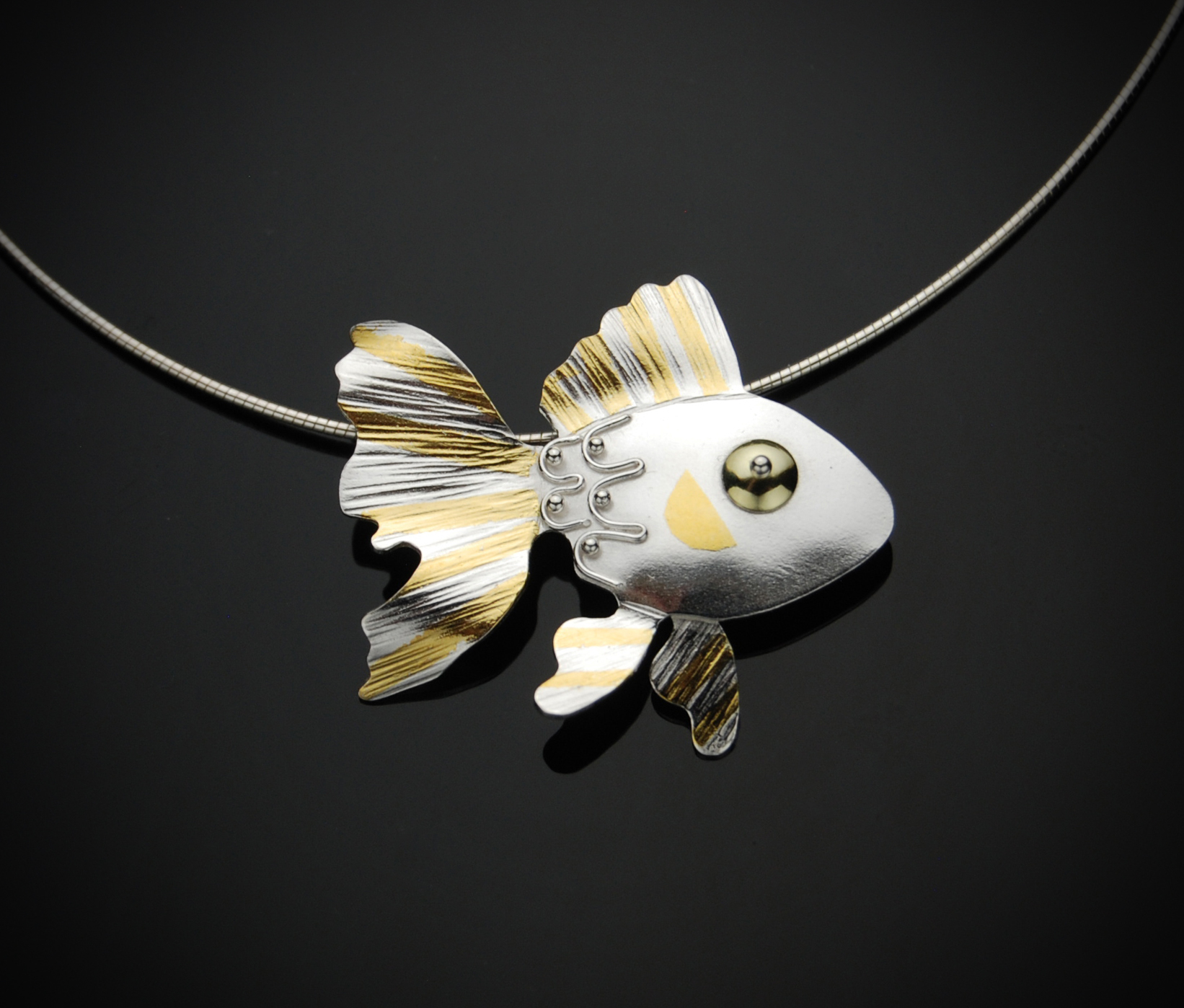 Fish Necklace Fish Pendant Zodiac Necklace Zodiac Jewelry | Etsy